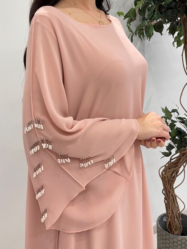 2 Pc Chiffon Handmade Embroidery